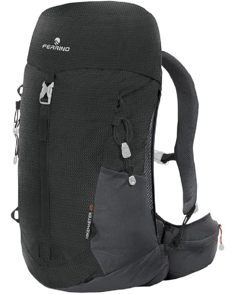 Ferrino Hikemaster 26, Zaino trekking 26 litri, ideale per escursionismo in montagna e fast hiking (Nero)
