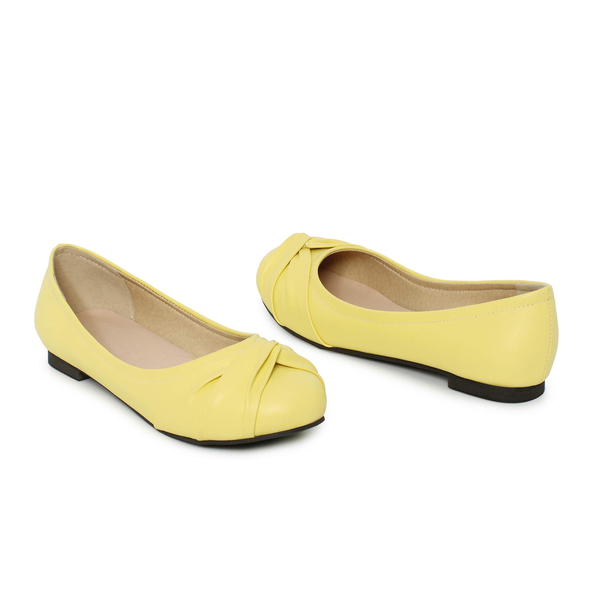 CUTEHEELS Wygodne damskie baleriny na płaskim obcasie do pracy