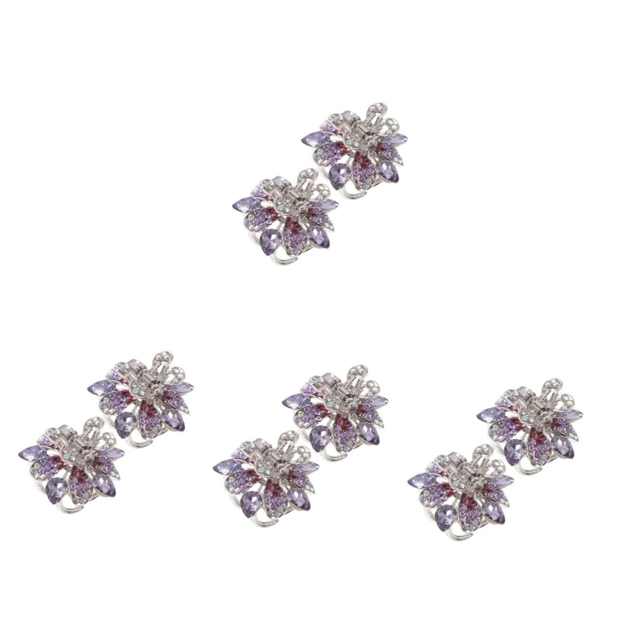 VICASKY 8 Pezzi Mollette Fermagli Piccoli per Sottili Clip per Donne Resistenti e Riutilizzabili per Acconciature e Speciali Confezione