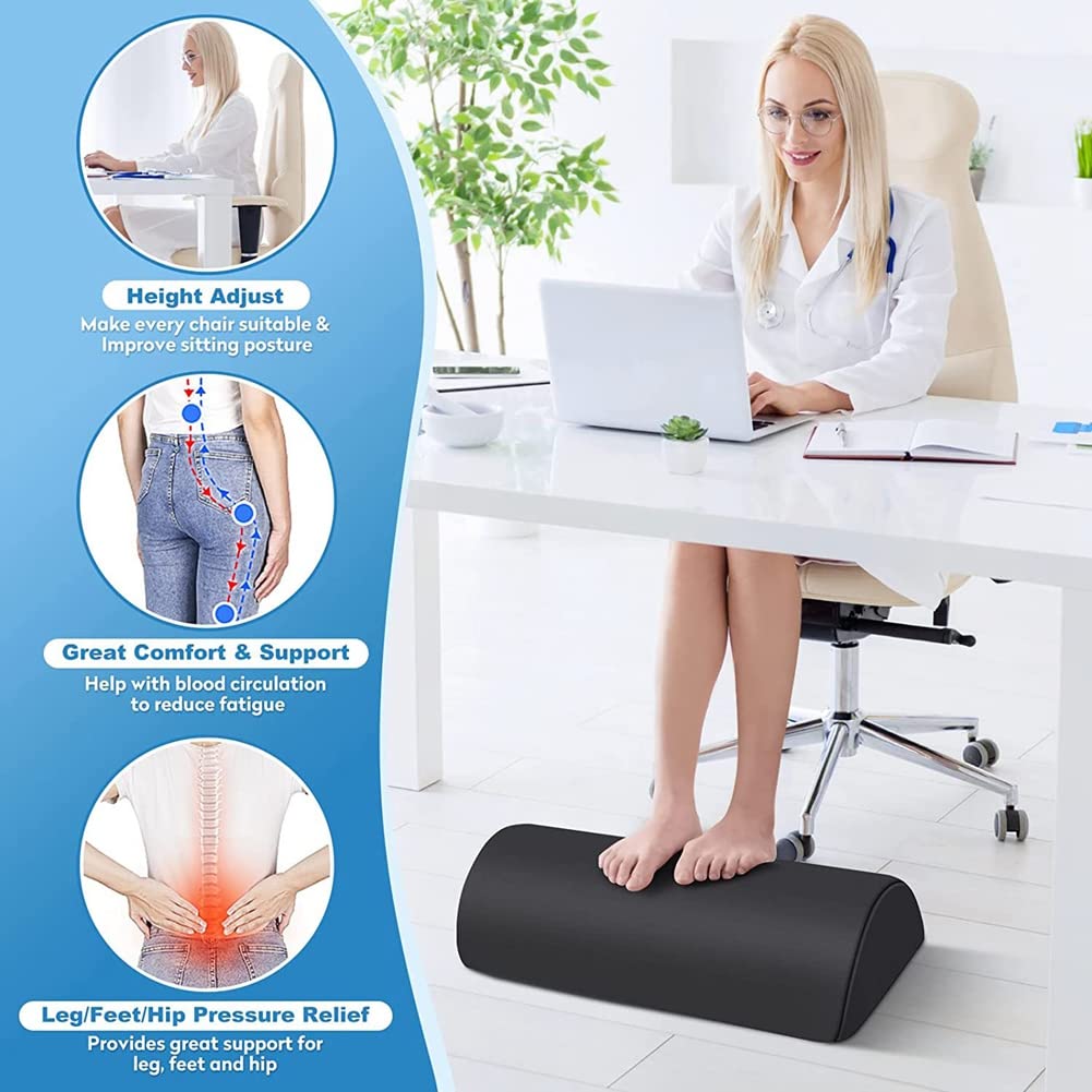 Beifenl Poggiapiedi dal design ergonomico, lavabile, la