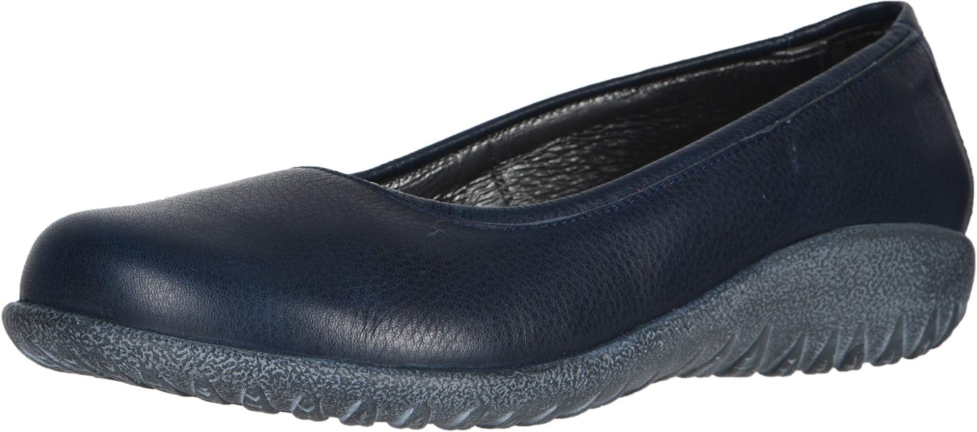 NAOTFootwear Women's Taupo Flat Ink Leather 6 M US