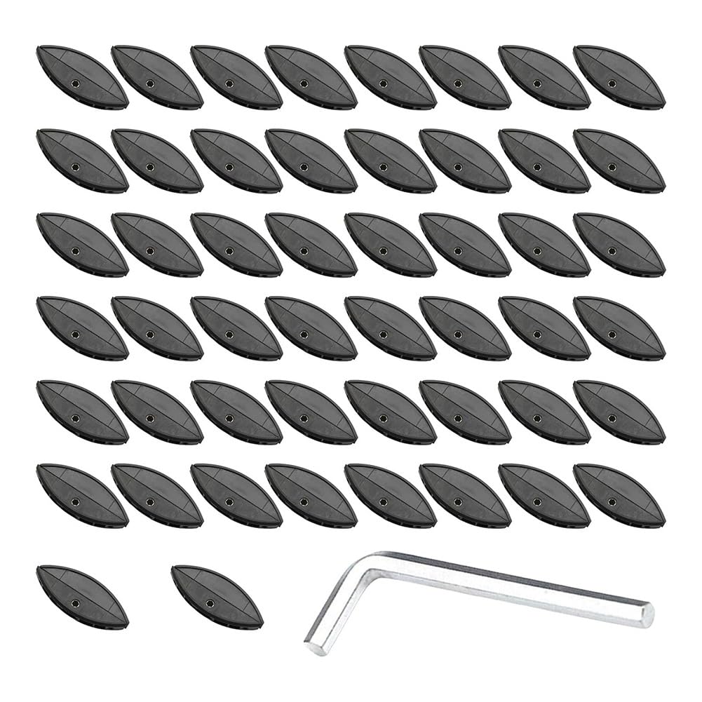 Joselin 50 Piezas de Sujetadores de Madera Contrachapada P15, Herramienta para Ensamblar Galletas, Conectores Invisibles para Carpintería, Pieza de Desmontaje y Montaje.