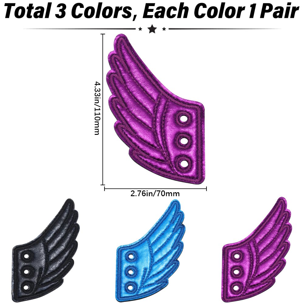 GORGECRAFT 3 Paia Ciondoli Ali di Scarpe Decorazioni Panno Ali D'Angelo Scarpe Accessori In Pizzo per Halloween Stivali Pattini Scarpe Da Ginnastica Tela Sport Roller PU Scarpe Quotidiano Acquamarina GORGECRAFT 3 Paia Ciondoli Ali di Scarpe Decorazioni Panno Ali D'Angelo Scarpe Accessori In Pizzo per Halloween Stivali Pattini Scarpe Da Ginnastica Tela Sport Roller PU Scarpe Quotidiano Acquamarina