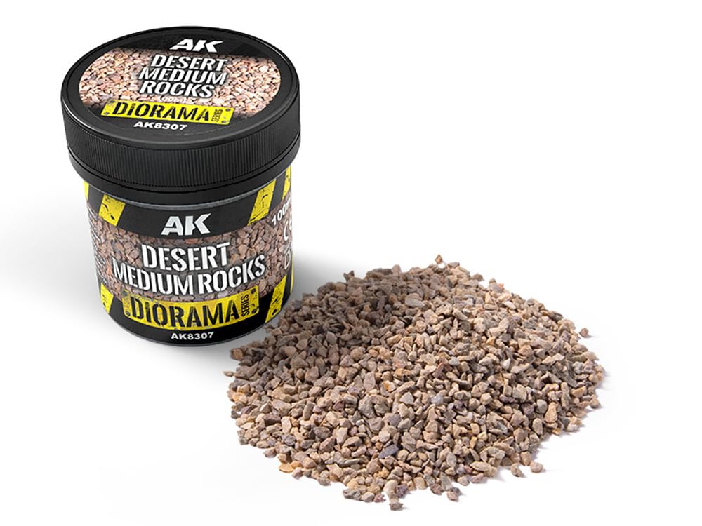Ak Interactive Ak Diorama Ak8307 Desert Medium Rocks (100Ml)
