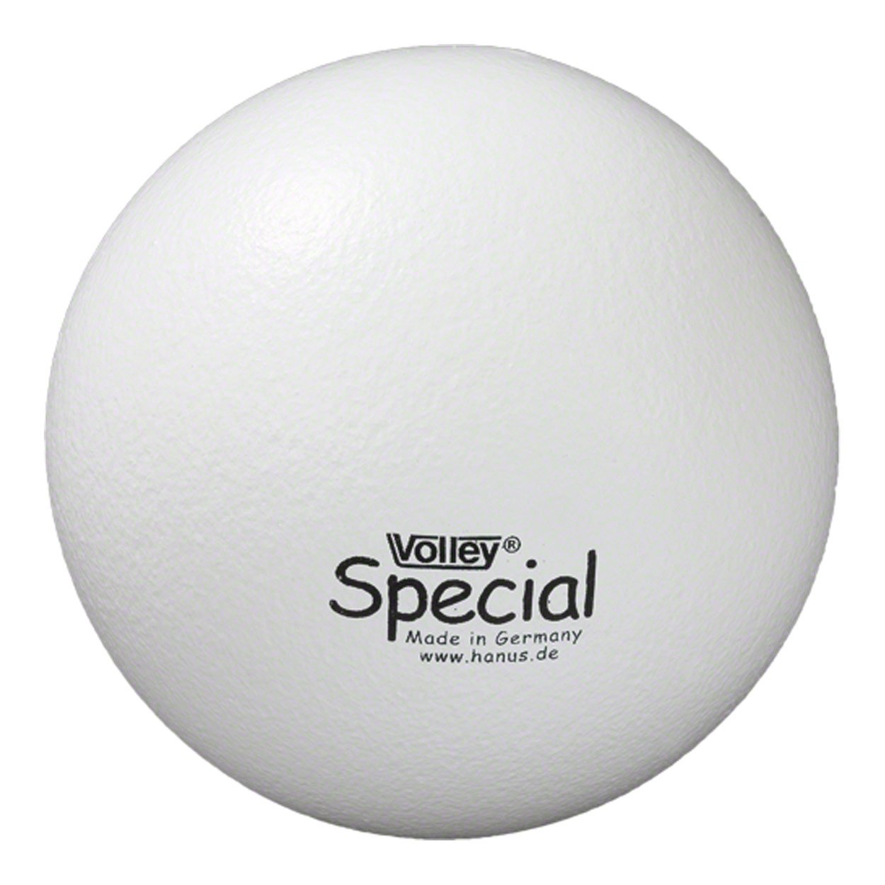 VOLLEY Piłka piankowa z skórą słonia, Ø 21 cm, biała