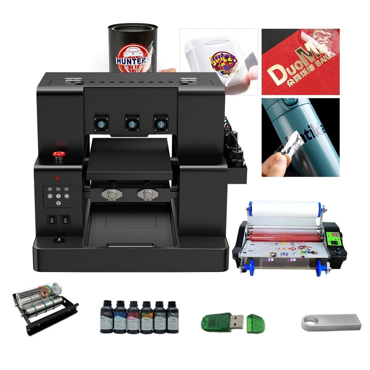 Amazon | A4 UV DTF プリンター UVレイズドプリント & ニス効果 UV印刷 