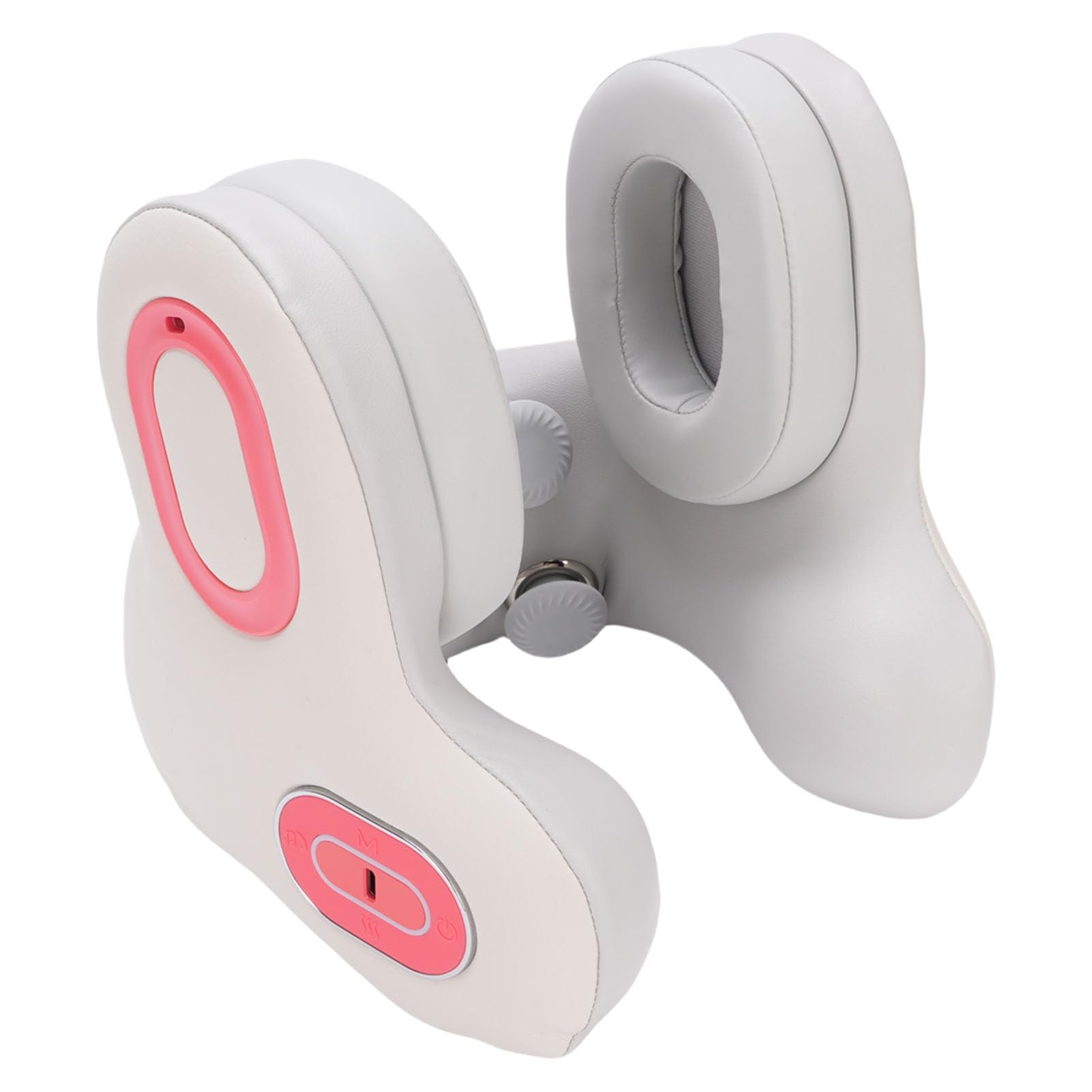 Alomejor Cuscino cervicale da viaggio, materiale in pelle con altoparlanti Bluetooth, funzione di cancellazione del rumore e riscaldamento per aereo e uso domestico