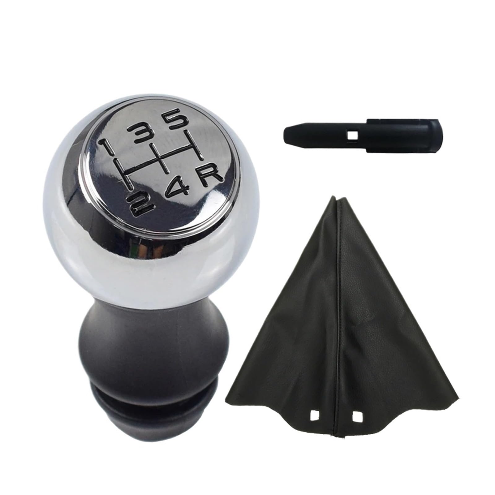 Bxbdekqgl Option 3 Gear Shift Knob For Saxo For Xsara For Xantia For C2 For Pluriel For C3 For Picasso C4 B7 Ds4 Gear Shift Knob Lever Pu Leather Abs With Gaiter Boot(Option 3)
