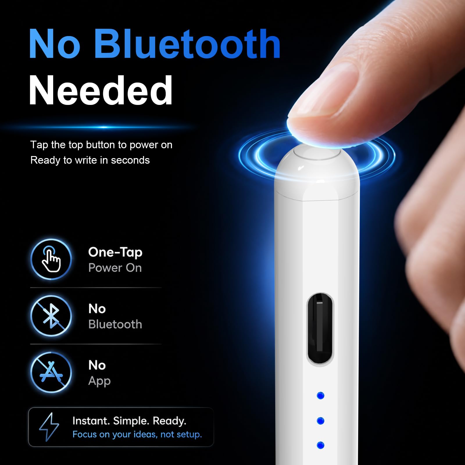 HATOKU Stylus Pen for Apple iPad 2018-2026 Magnetic for Note-Taking Drawing — Amazon image 6
