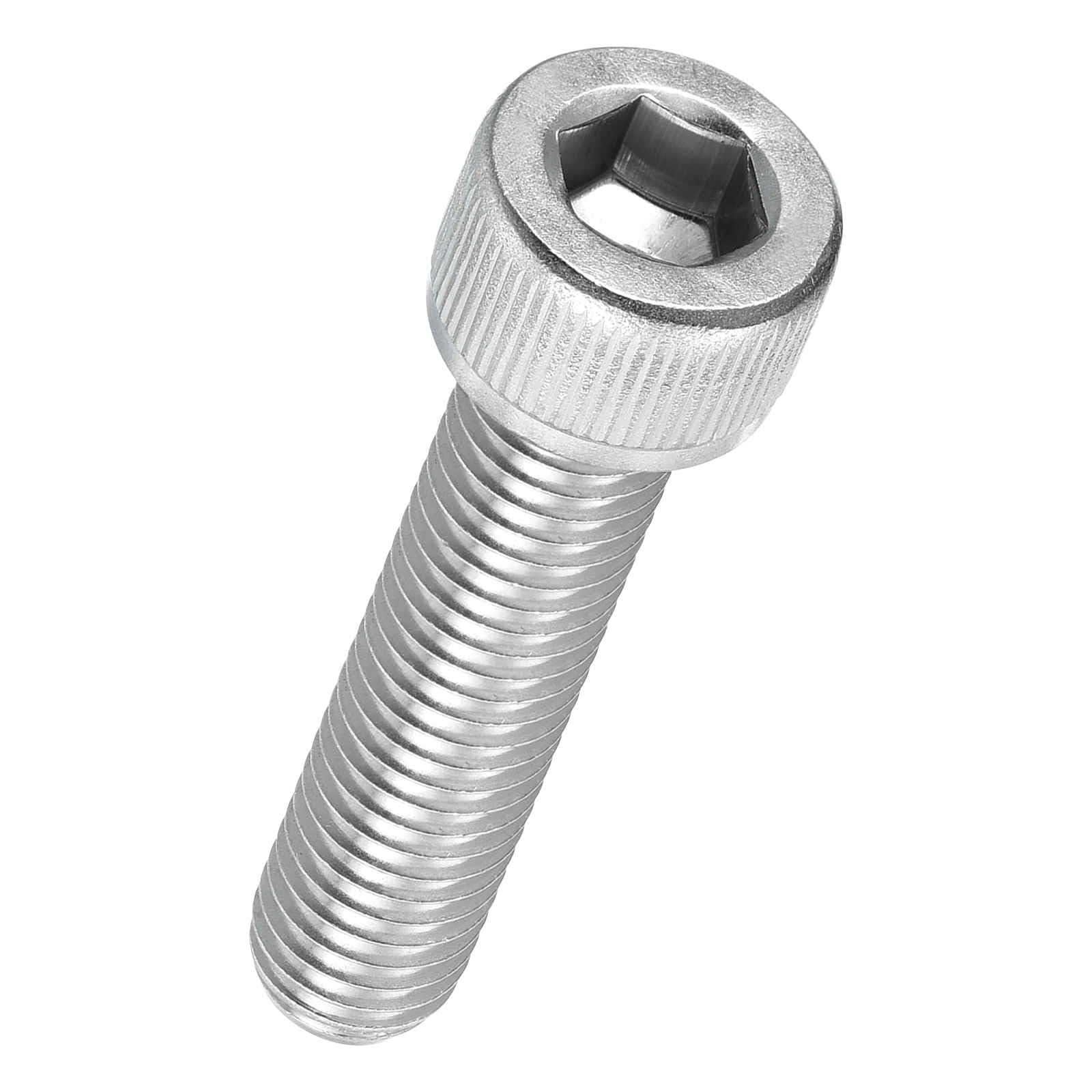Kozelo 5pcs Socket Head Cap Screws - [M10-1.5 x 50mm] 304 Stainless Steel Allen Socket Drive for Electrical Motor 3D Printing Fan Engine Replacement Use, Silver — image 1