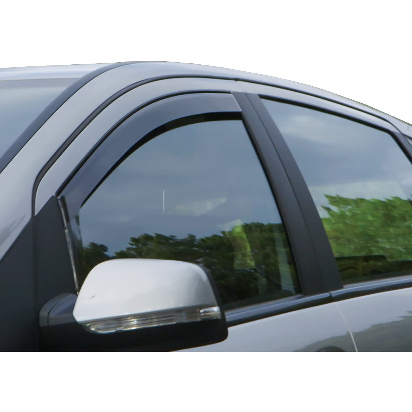Windabweiser Regenabweiser Windschutz Schwarz Smoke für VW Caddy 5 SB ab 20