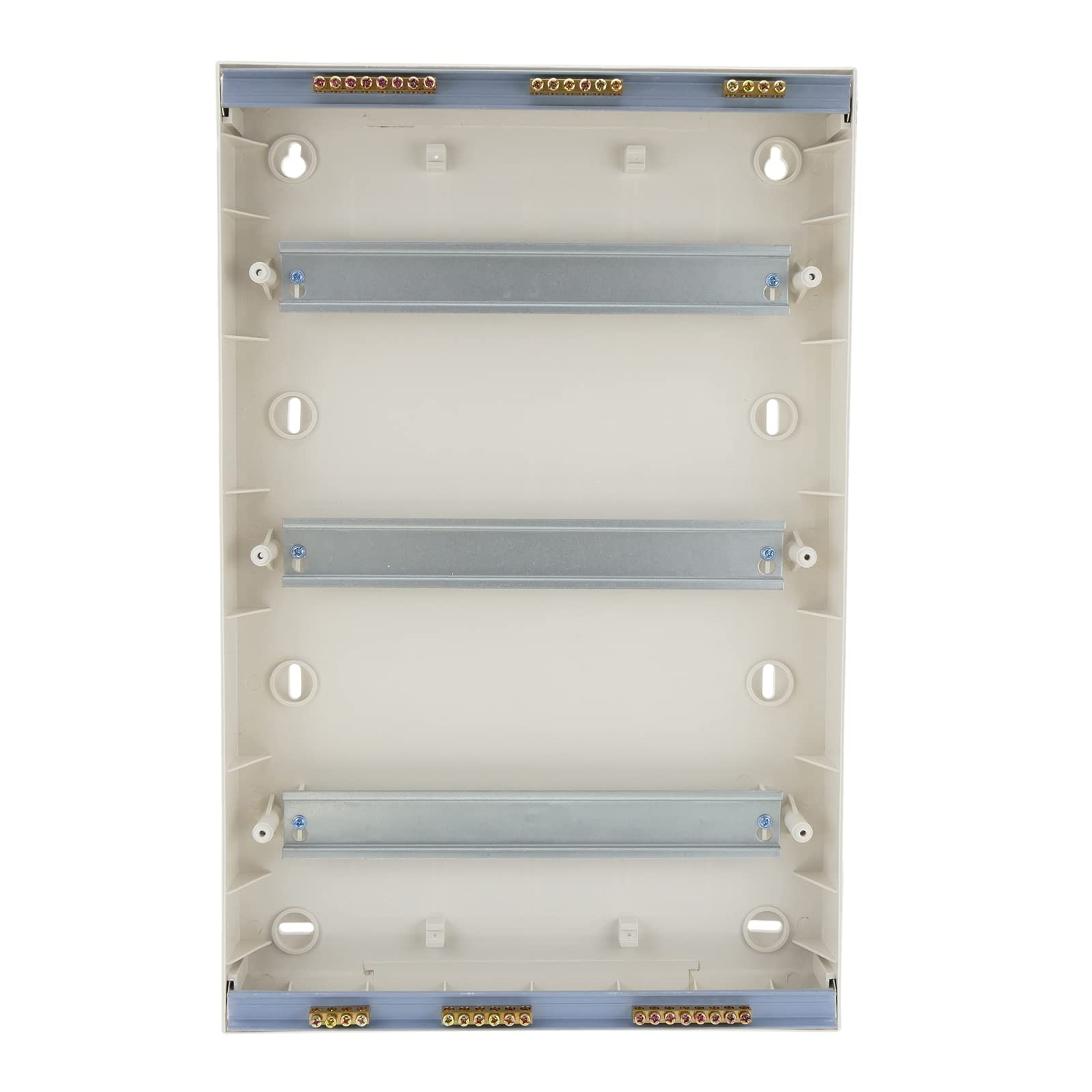BeMatik - Caja de distribución eléctrica de 36 módulos de 17.5 mm de Superficie de plástico ABS SPN IP40