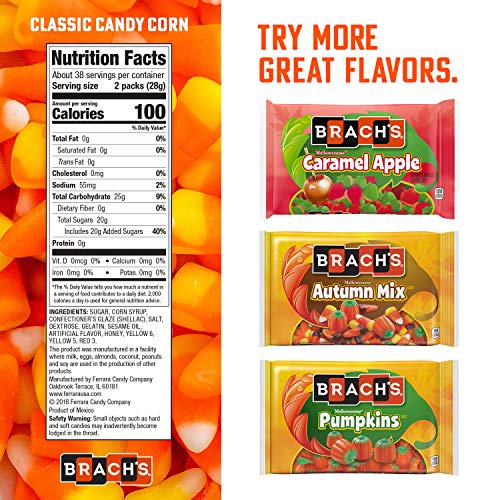 Brach's Candy Corn Treat Packs, 37.5 Ounce (Pack Of 1),70 Count #TOP5