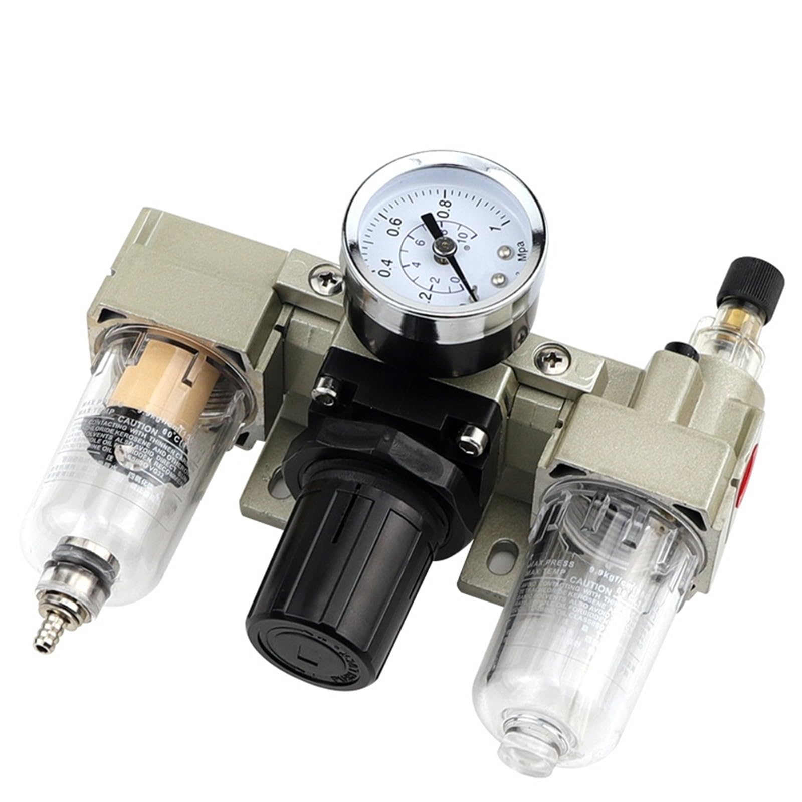 Jwvialel Transparent Ac2000 02 Filter For Compressor Regulator Gauge Air Oil Separator 1Pcs(Transparent)