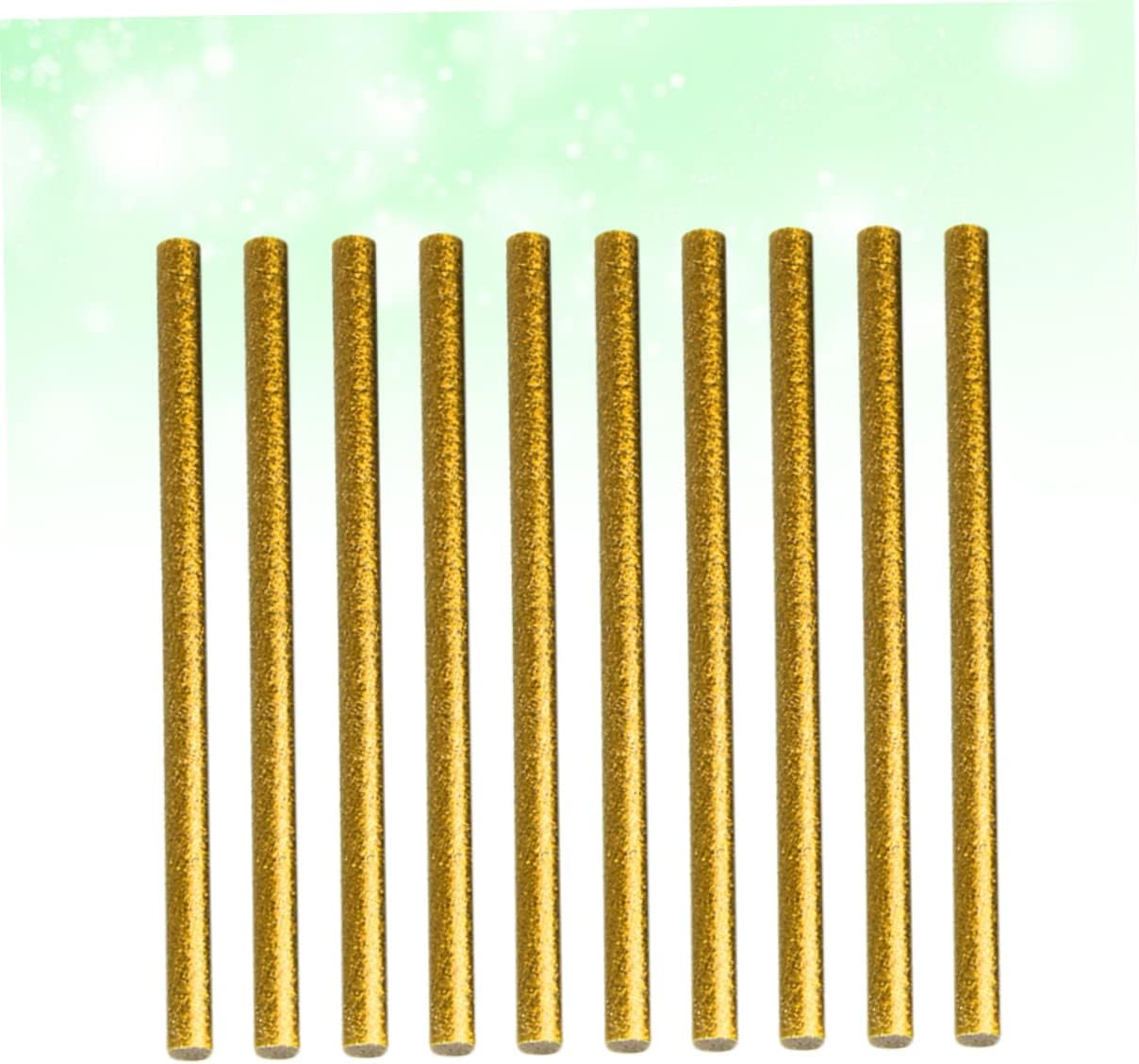 DOITOOL 100pcs Colorful Hot Melt Glue Sticks Glittering Adhesive Rods for Arts Crafts High Adhesion for Projects and Home Decor