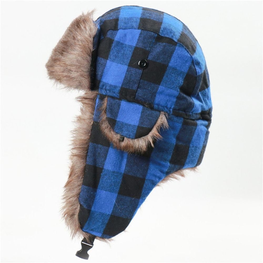 Amazon.com: Winter Trapper Hat,Russian Ushanka Hat Ski Hat