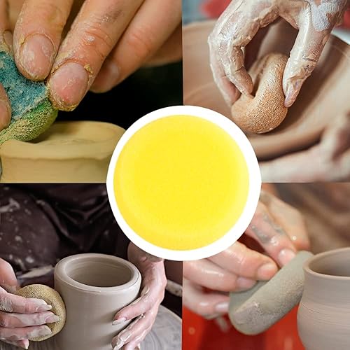 Miniatura 10 de Yagugu - Herramientas de escultura de arcilla para polímero, 19 piezas básicas de madera y cerámica, kit de suministros para niños, adultos y