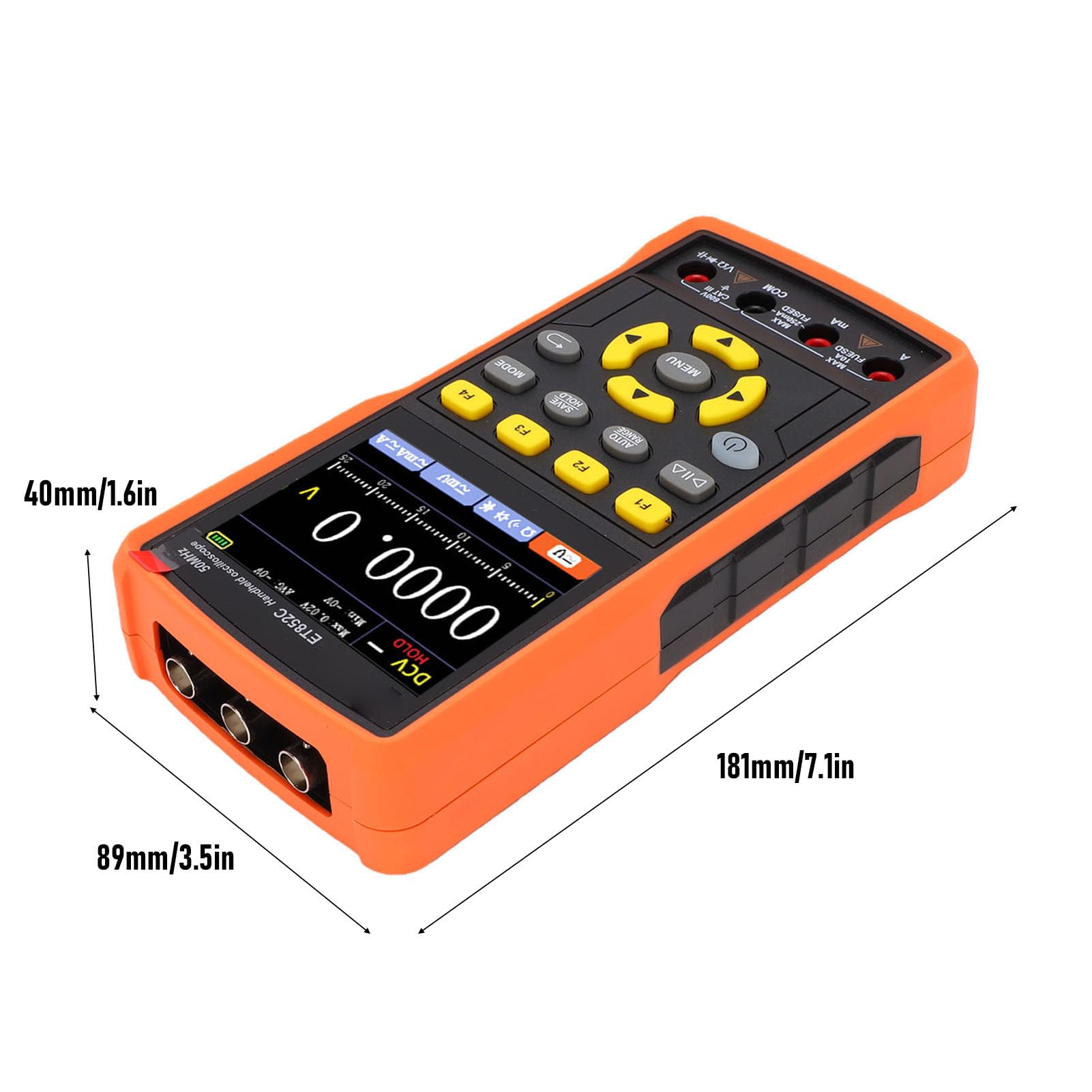 Hyuduo Tragbares Digitales Oszilloskop, 50 MHz, Zweikanal