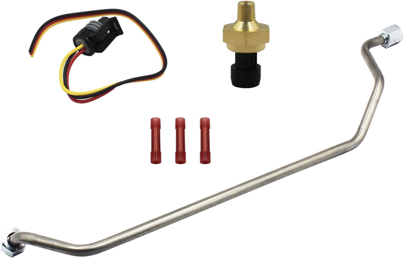 Exhaust Back Pressure EBP Tube Sensor & Wire Replacement for 2003-2004 FORD 6.0L Powerstroke Diesel - Exhaust Back Pressure Tube