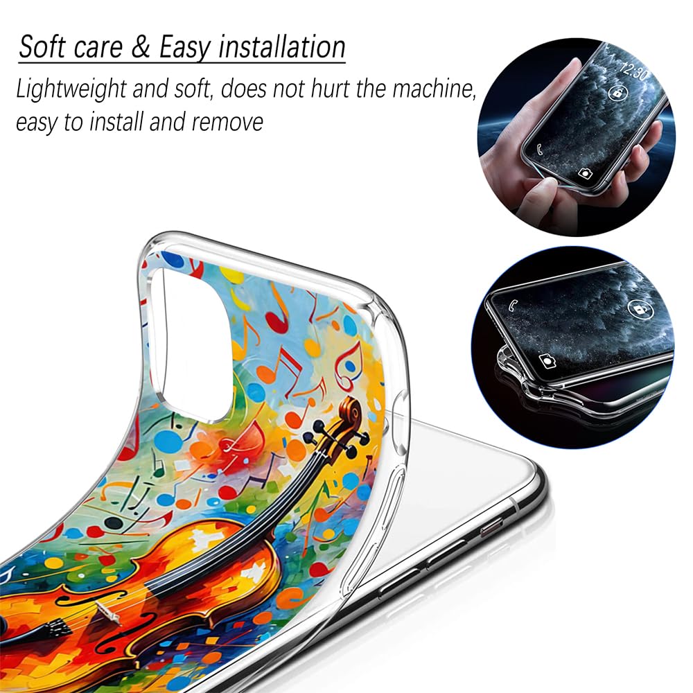 Sunrive Cover compatibile con HUAWEI Y5p 2020,Custodia Case in molle matte Morbida Flessibile Antigraffio protettiva back Case(Luna,Delfini,Mare)+1 x Cordino Universale