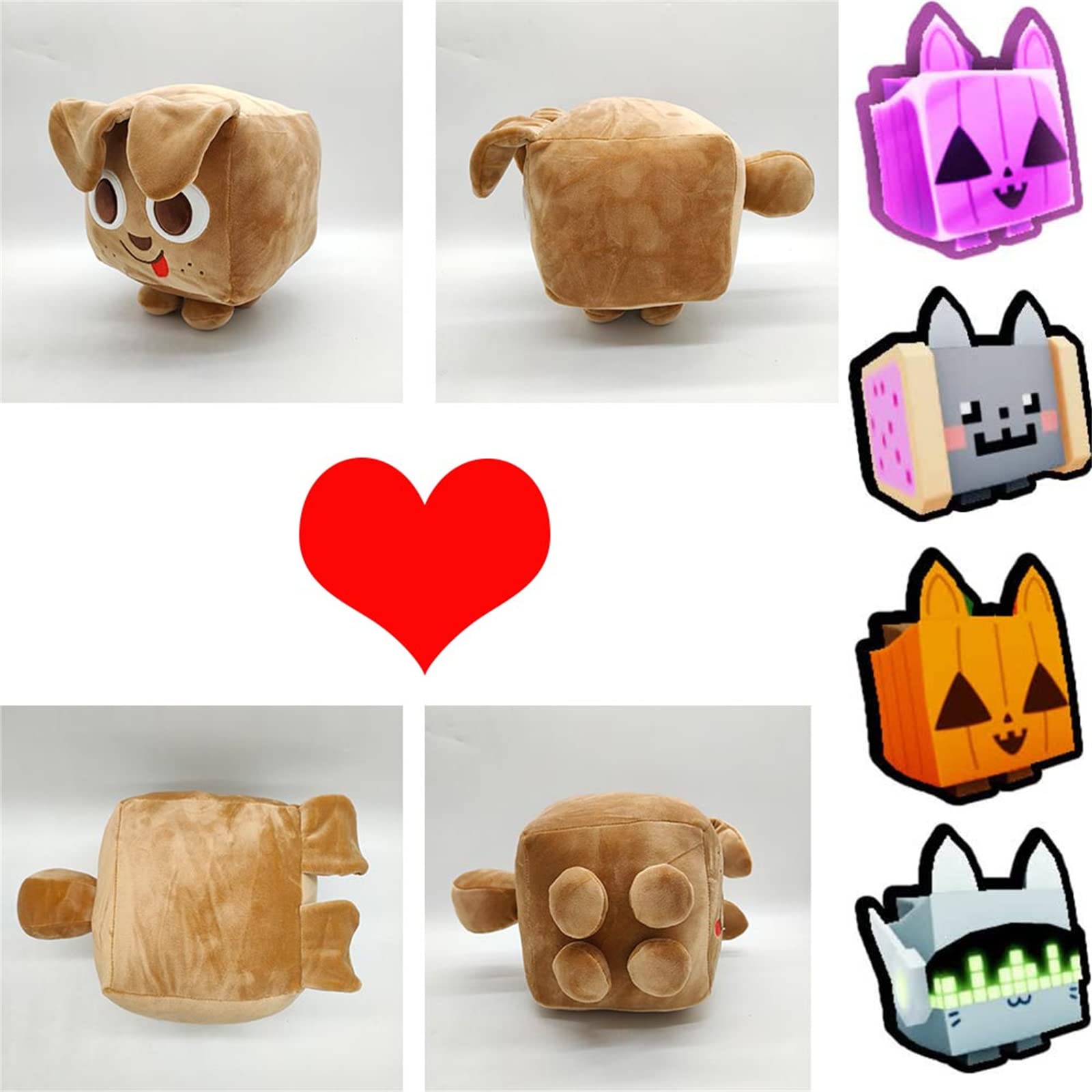 Big Games Cat Plush,Pet Simulator Animal Cat Plushies,Cartoon Stuffed