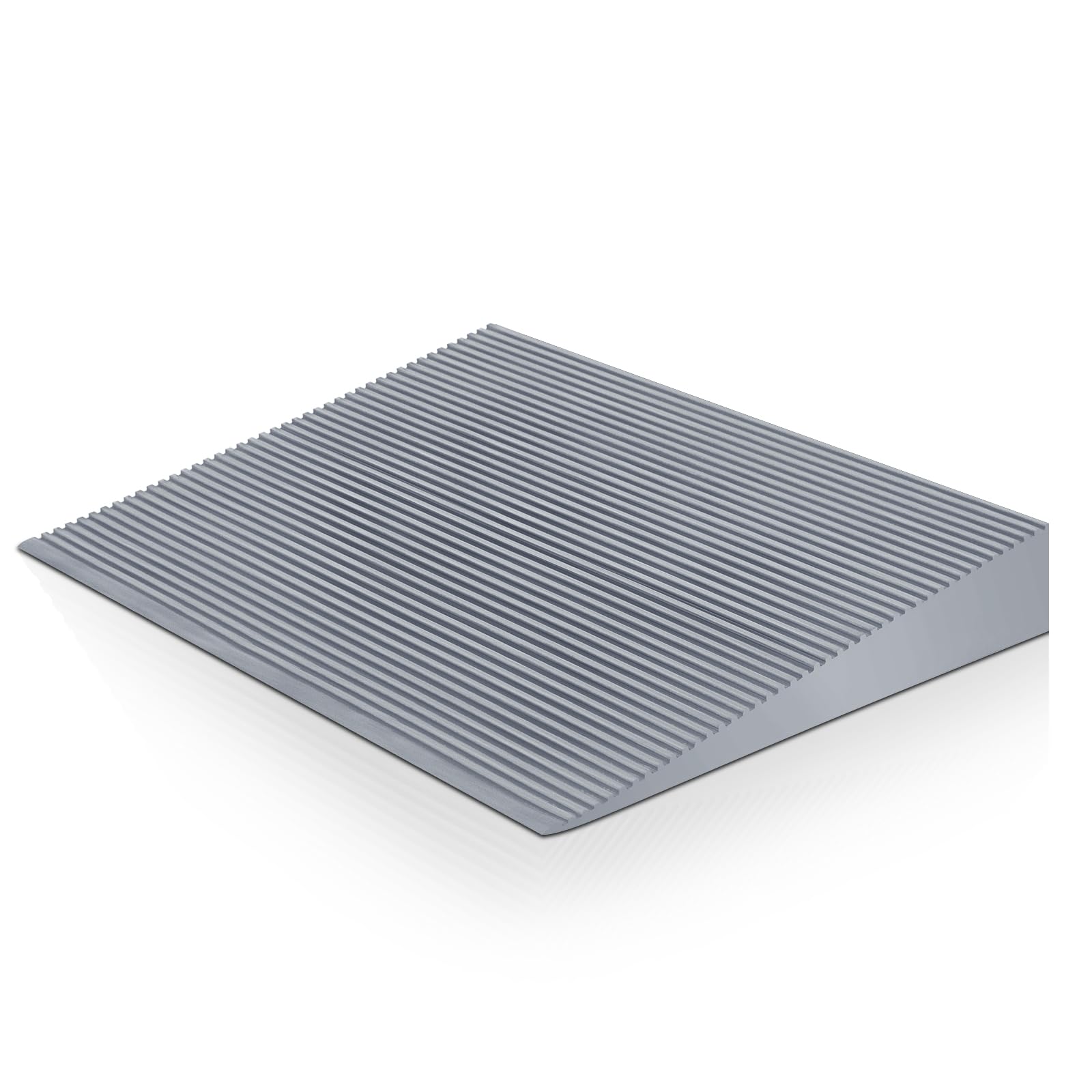 eva foam threshold ramp, lightweight non slip doorway ramp for wheelchair walker scooter, indoor outdoor entry access for home bathroom garage(gray,36" l x 24" w x 4" h)