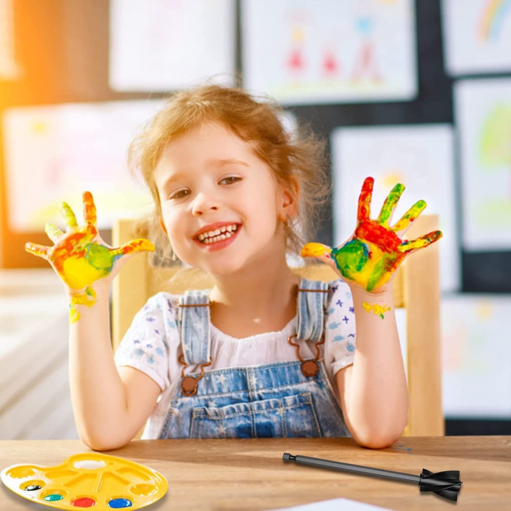 Jkjhbhged 5Pcs Resin Mixer Paddles with 2 Extension Rods, Epoxy Mixer Attachment for Powerful Mixing Paint Stirrer Drill Attachment