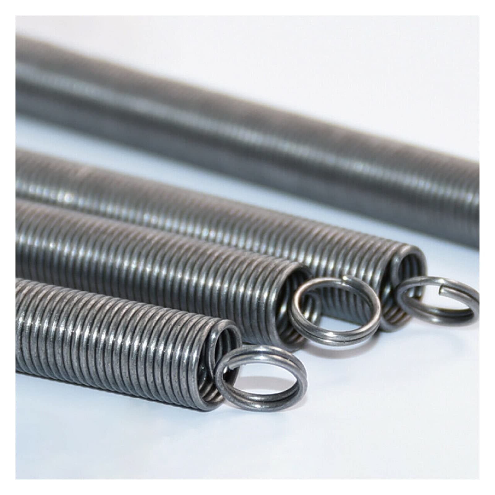 Sostituzione della Molla di Tensione del Metallo 1 pz Diametro del Filo 3mm 4mm Estensione Estensione della Molla 300mm in Acciaio a Molla Doppio Gancio Lungo Tensione a Molla