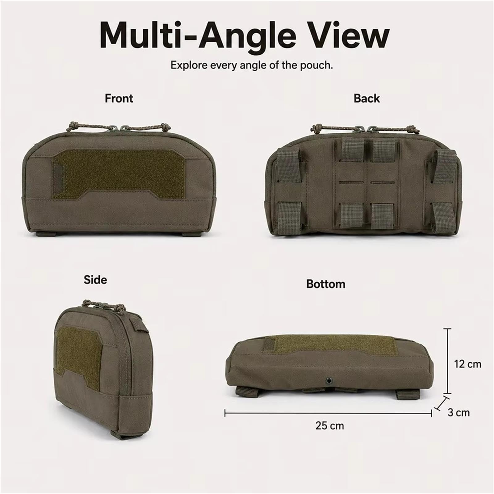 Pouch Admin Tattico MOLLE Organizer Modulare for Outdoor