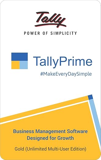 Tally Solutions Prime Gst Ready (Multi User – Perpetual). One Software For All Your Business Needs – Accounting, Gst, Invoice, Inventory, Mis & More