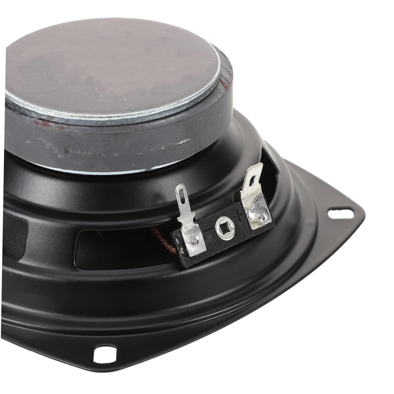 GARVALON Coppia di Trombe Auto 4 Pollici Coassiali 600w Nero | Pp e Ferro, Effetto Bassa Frequenza, Installazione Semplice, Confezione da 1 Paio