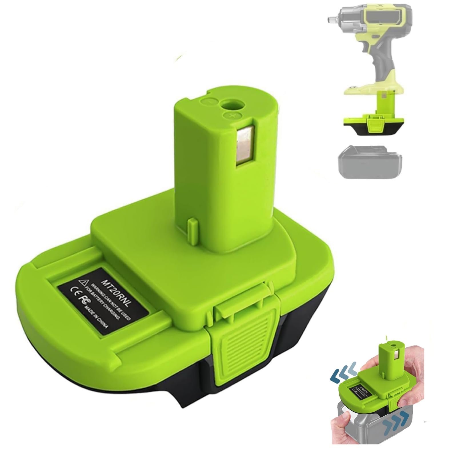 Amazon.com: TEPULAS MT20RNL for Makita for Ryobi Battery Adaptor
