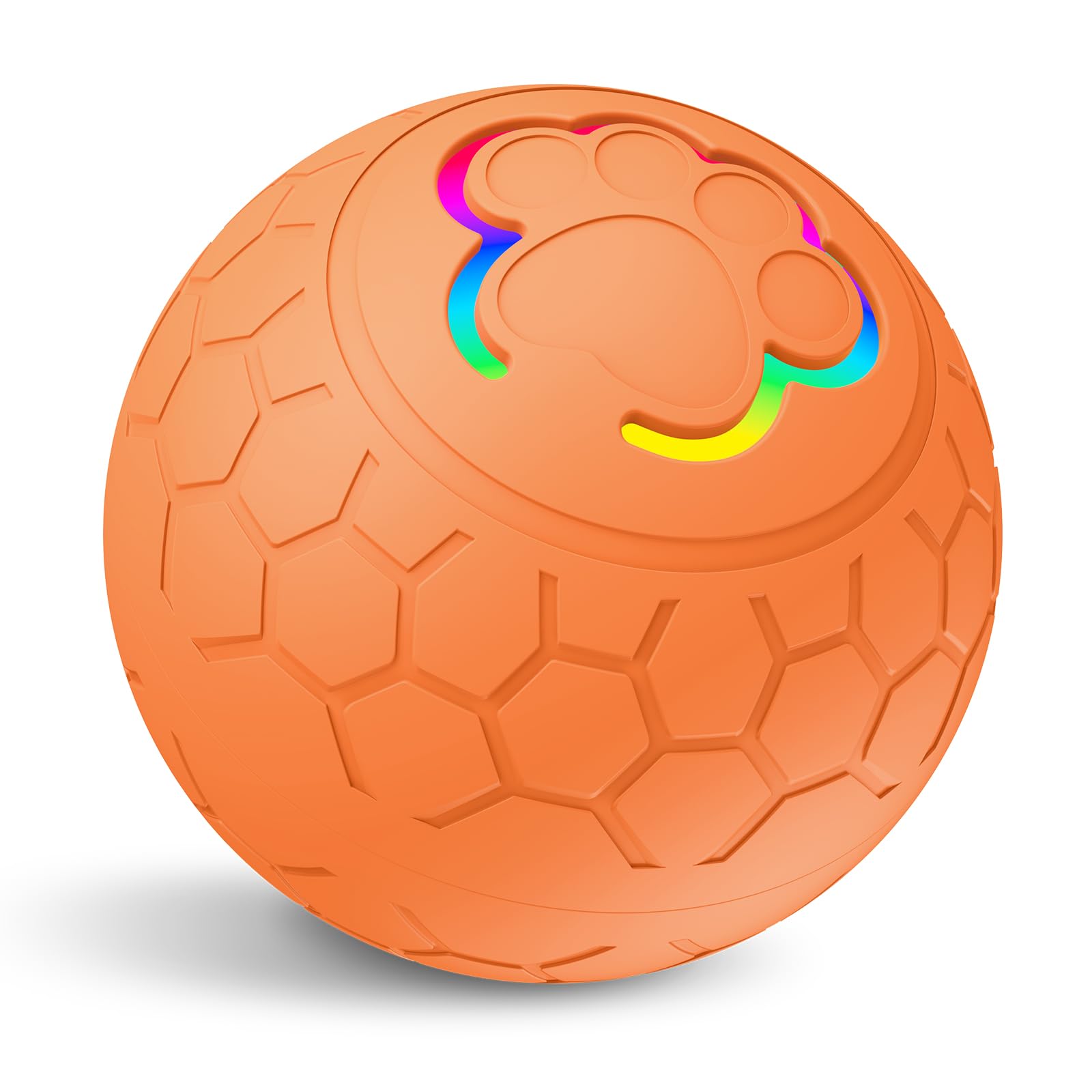 Irishom Palla Giocattolo per Animali Domestici - Giochi Interattivi per Cani Jolly Ball Palla da Pastore per Cani - Design a Doppia modalità Resistente e Sicura Porta di Ricarica Impermeabile IP54