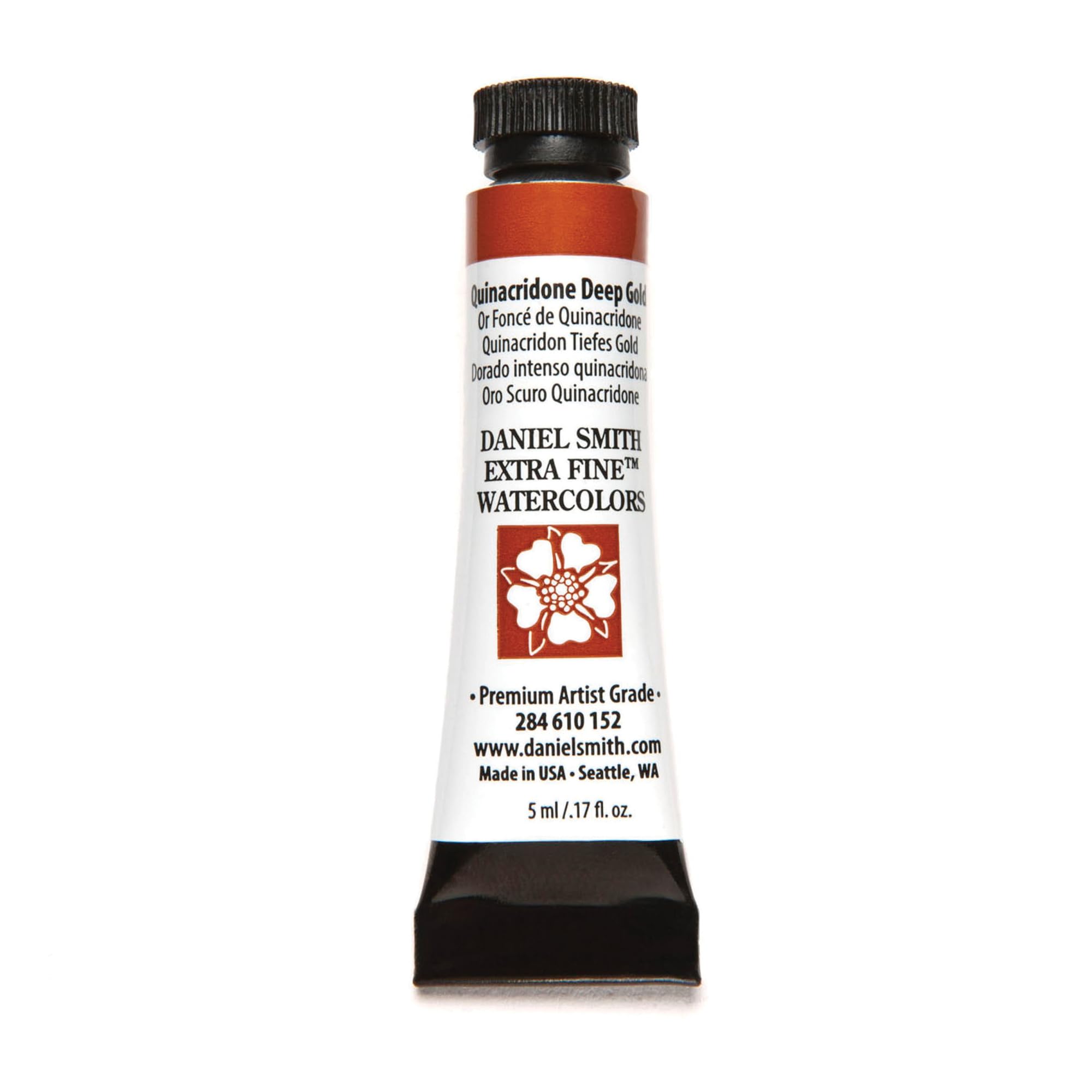 Daniel Smith Watercolour 5 ml Tube (S2) - Quinacridone Deep Gold (152)