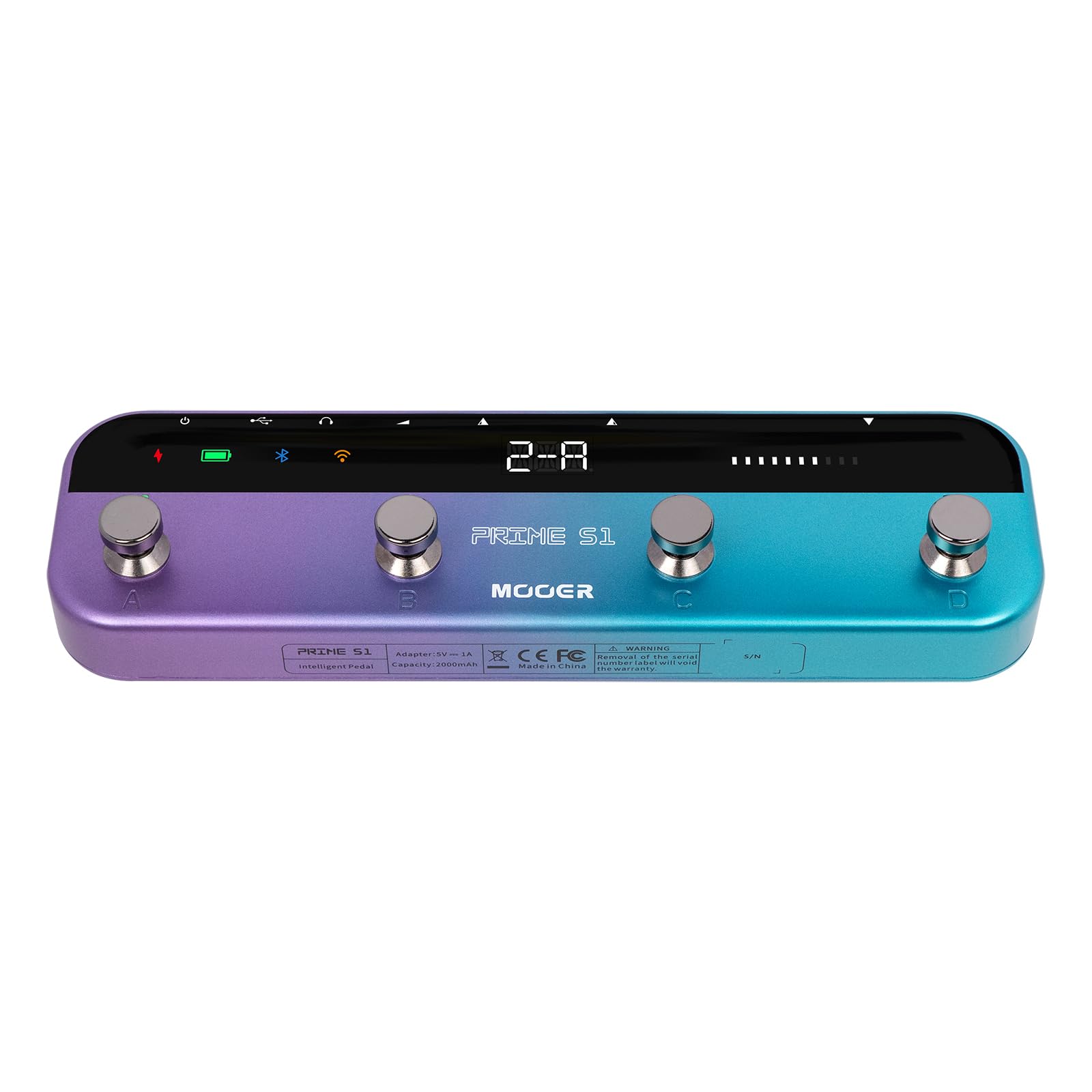 Mooer Prime S1 - Pedale intelligente Multi Effects Floor Stompbox