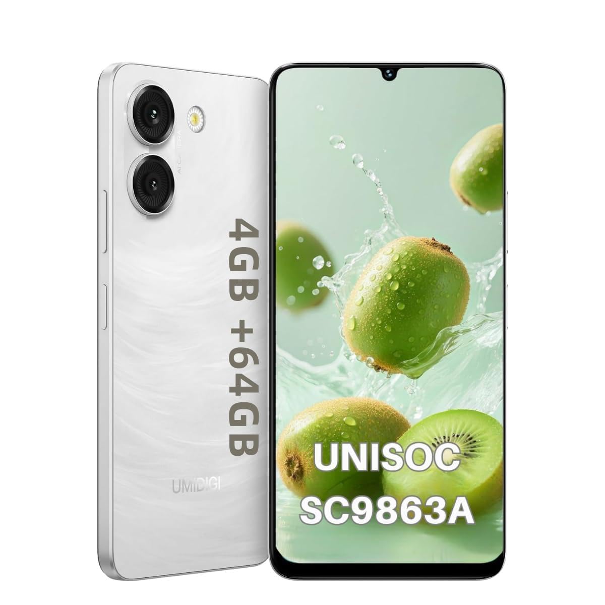 Celular UMIDIGI Note 90 8(4+4) GB+256GB/1TB TF, Carregamento
