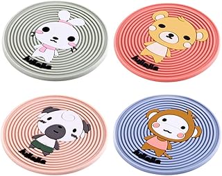 Yuanjiashop Sottobicchieri per Bevande Sottobicchiere Antiscivolo Sottobicchiere in Silicone Creativo Sottobicchiere Antiscivolo in Silicone Sottobicchiere Protezione dei Mobili