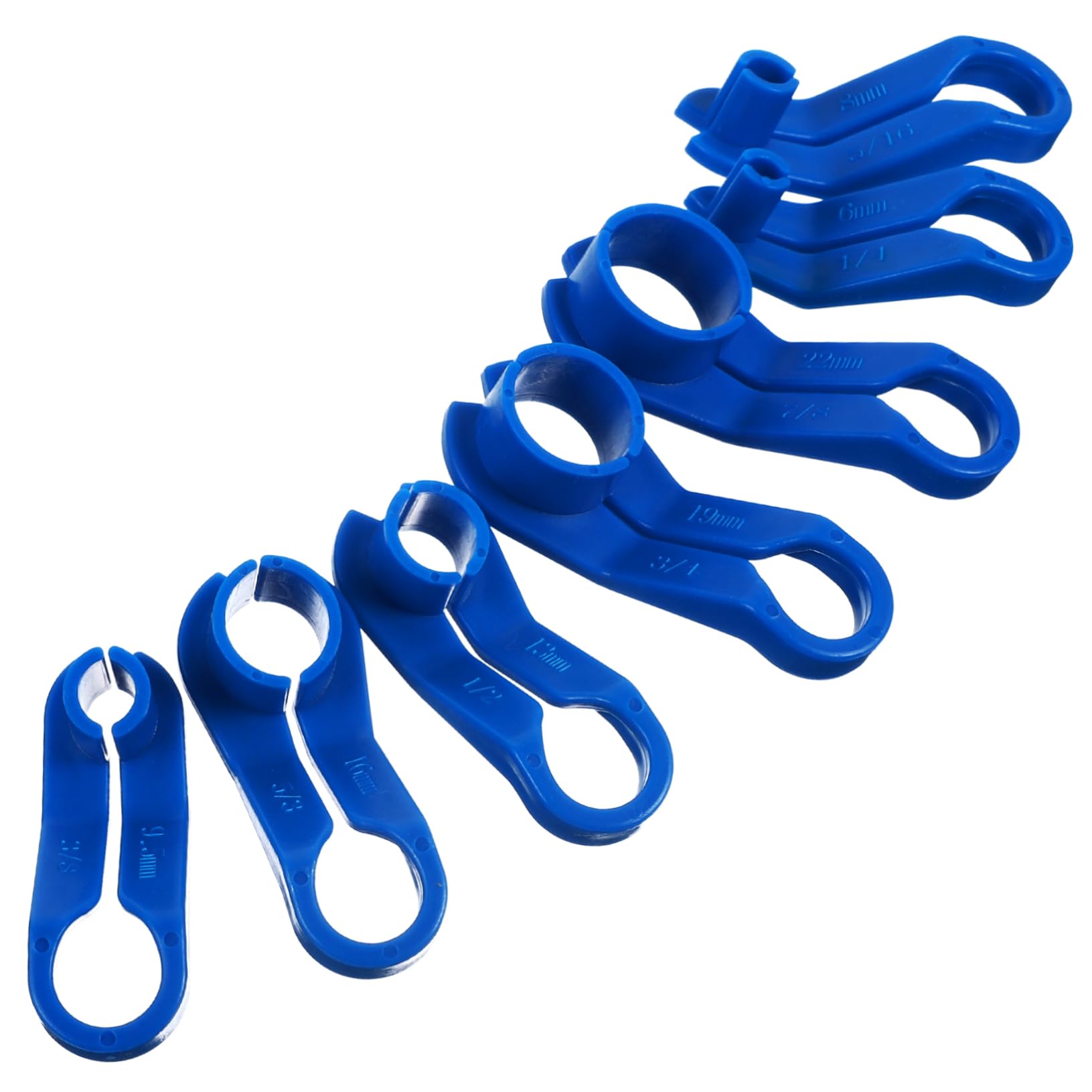 BELLIFFY 7Pcs Fuel Line Disconnect Tool Kit for Air Conditioner Transmission Oil Cooler Lines Compact Portable Automotive Repair Tools for Easy Installation Removal