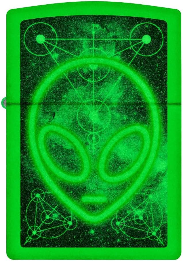 Encendedor Zippo grabado personalizado diseño Alien miniatura 4