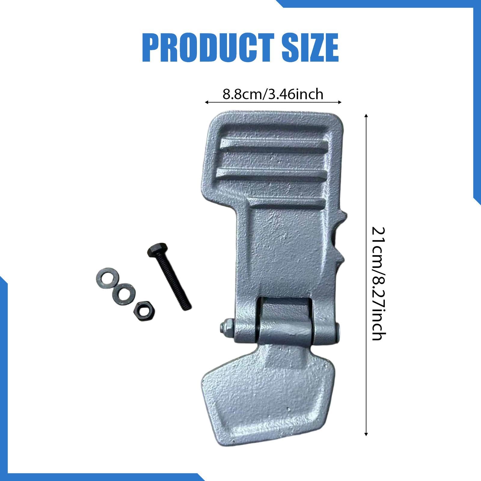 Amagogo Pedale per miniescavatore, Ricambio per Riparazione Esterna, Pedale per Scavare e Camminare, Accessori per miniescavatori per 17 Proprietari di casa, Supporto Sinistro