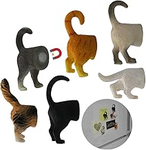 Evelots Cat Butt Magnets for Refrigerator -6 Pack- Funny Novelty Magnet for Hanging Notes, Photo, Key in Kitchen, Office, Locker