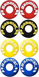 Amortecedor de vibração em forma de pneu de borracha de 4 peças raquete de tênis durável absorvente de choque acessório de tênis macio ótimo para jogadores de tênis