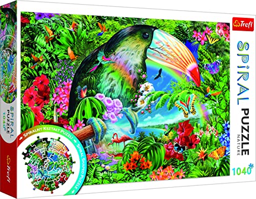 Trefl 1040 Piezas, Espiral, Adultos y niños a Partir de 12 años Puzzle, Color Animales Tropicales...