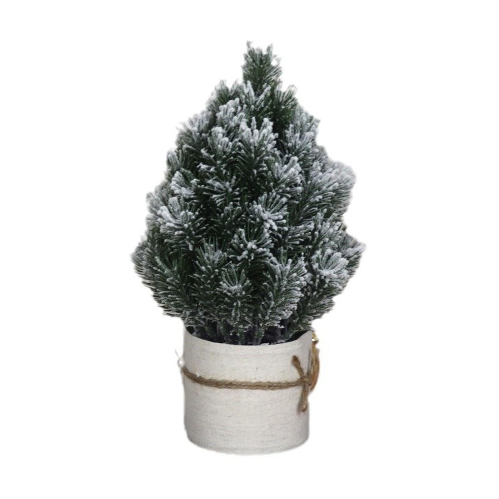 6ft Christmas Tree Snowy Christmas Tree Realistic Tabletop Decor for Home & Office Durable Festive Centerpiece for Desk Holiday Decorations