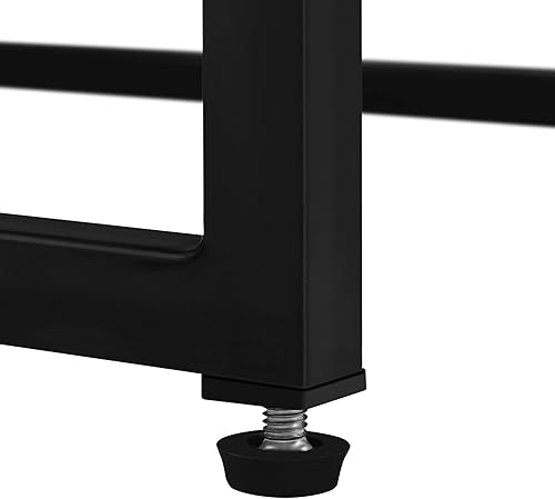 Miniatura 8 de Topeakmart Sillas de comedor modernas, sillas de comedor tapizadas, sillas de invitados sin brazos con patas de metal con respaldo medio para sala