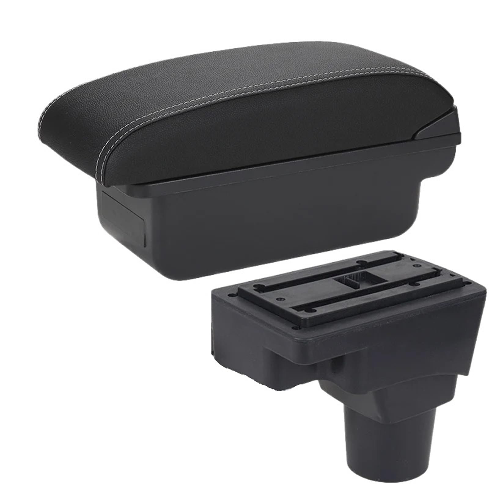 Byhgfdea C3 Black White Nousb Armrest Storage Box For Chevrolet For Aveo For Sonic Car Armrest Car Retrofit Parts Interior Storage Box Auto Parts