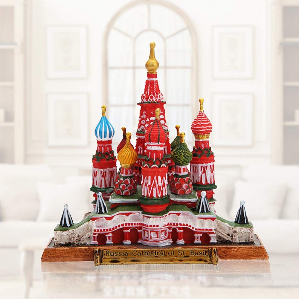 Amazon.co.jp: 彫刻の家の装飾、聖バジル大聖堂、ロシア建物