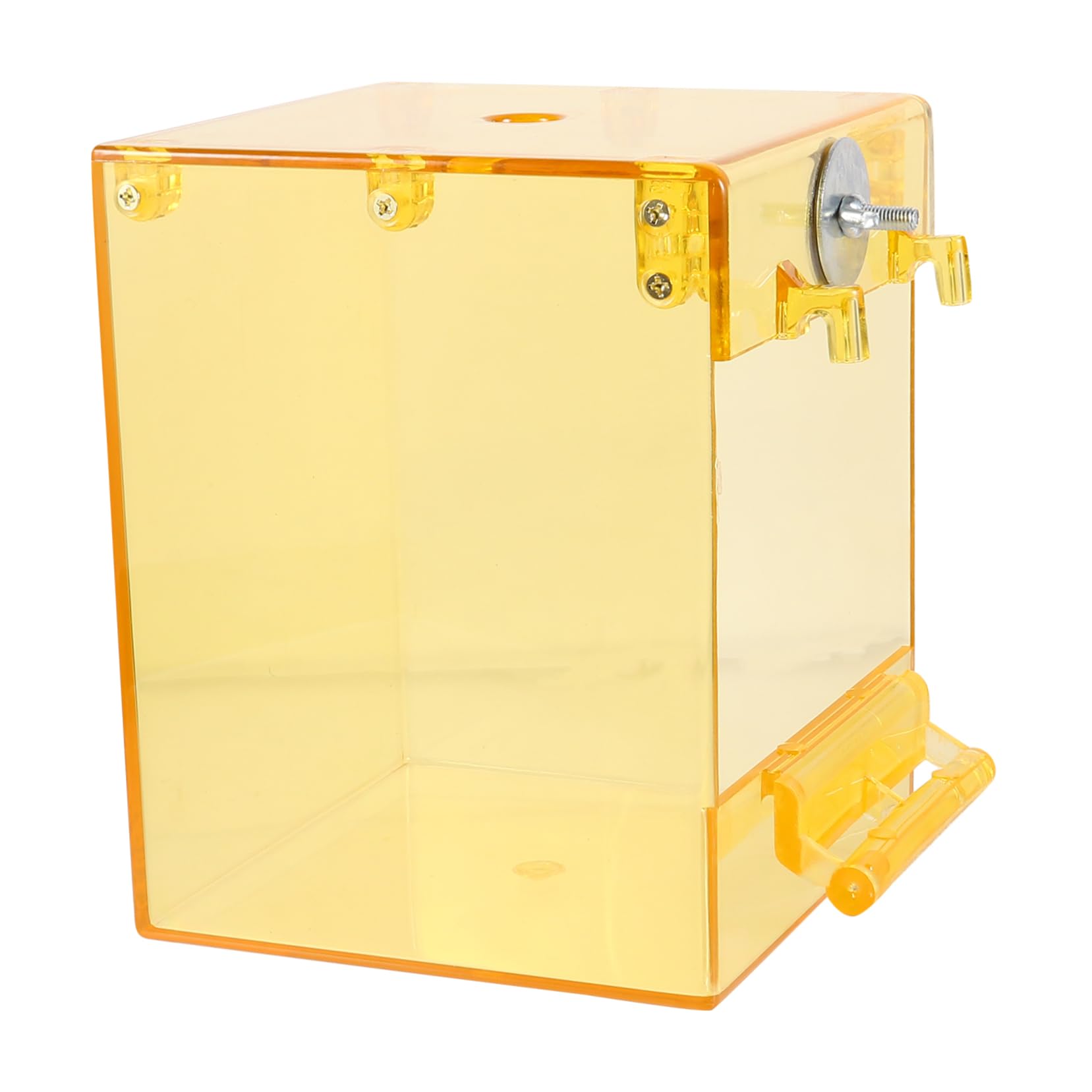 Toddmomy Shower Box Transparent Bathtub for Parrots Birds Design for Bird Cages Reduces Stress Moisturizes Skin Bird Bathing Supply