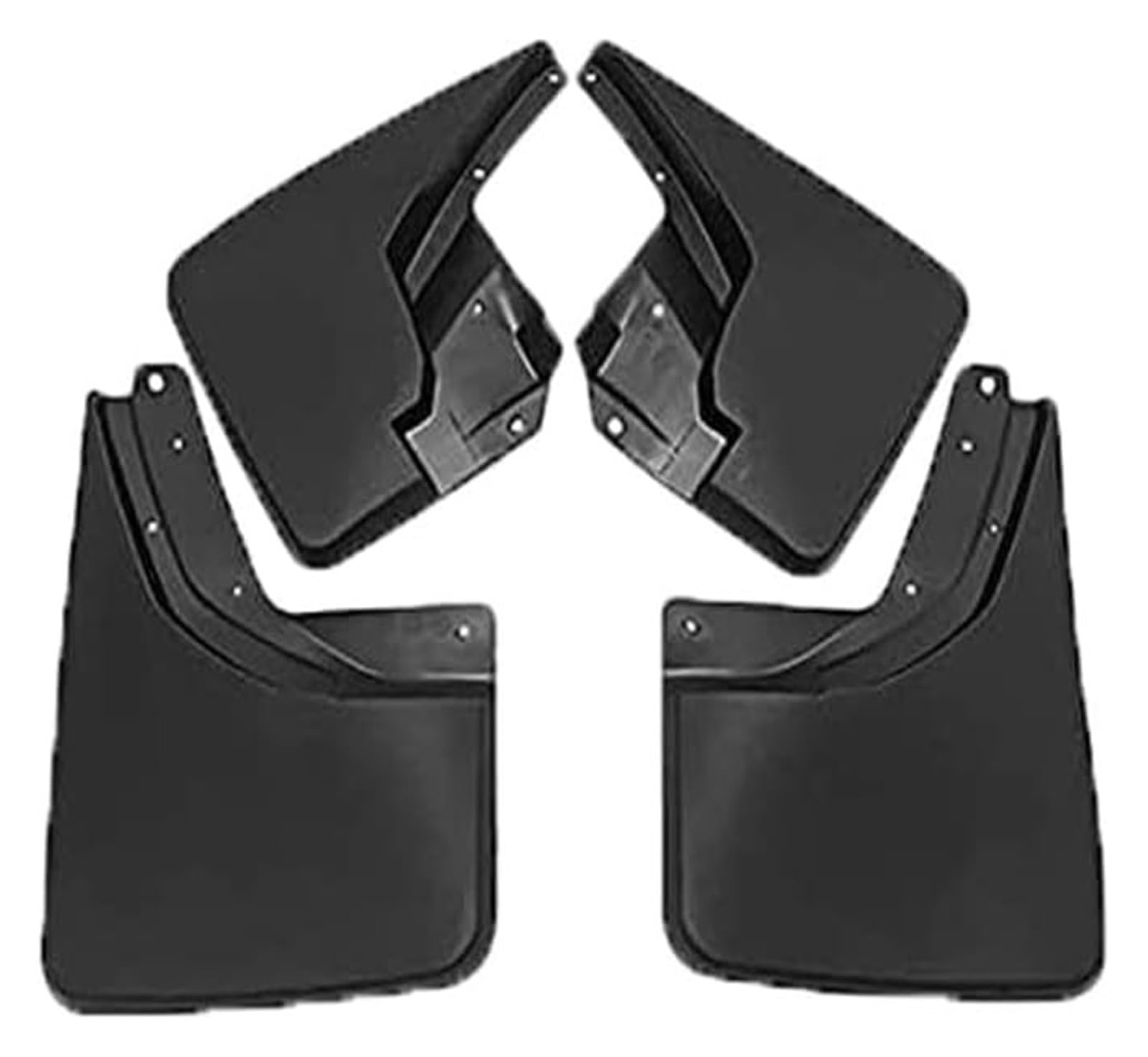 Per Hummer H3 2007-2019 Anteriore Posteriore In Gomma Paraspruzzi Pneumatico Parafango Accessori Ruota Ben Protezioni 4 PCS Parafanghi Anteriori E Posteriori