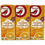 DÉSIGNATION LÉGALE DU PRODUIT: Jus d'orange, raisin et poire à base de concentrés
